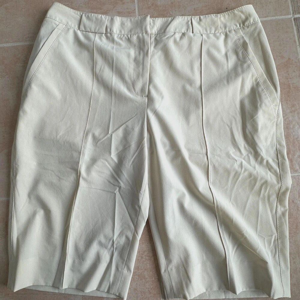 Cutter & Buck‎ Flat front with pocket Ivory shorts Women 12